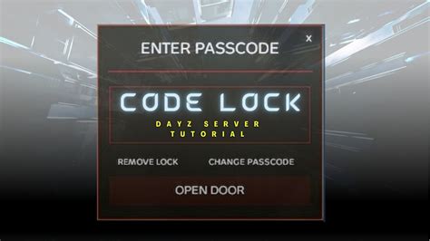 dayz code lock|More.